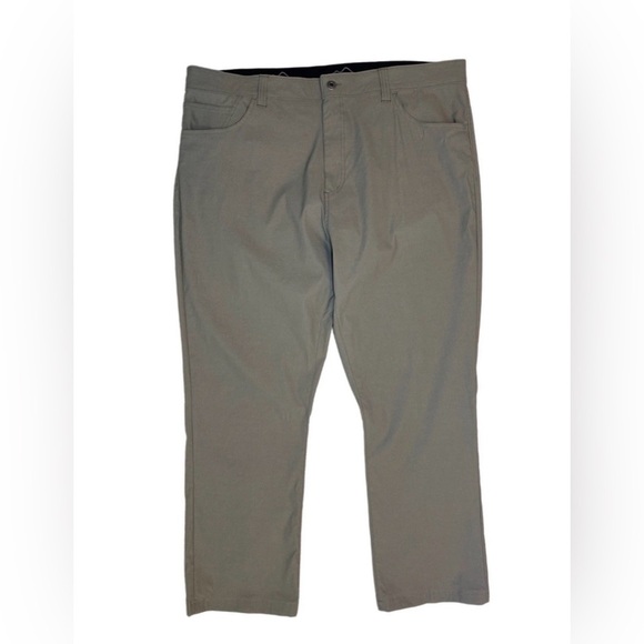 Eddie Bauer Other - Eddie Bauer Nylon Pants Mens 40 X 30 Green Khaki Stretch Hiking Travel Outdoor